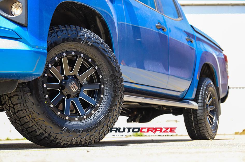 MITSUBISHI TRITON HEIST SATIN BLACK MILLED